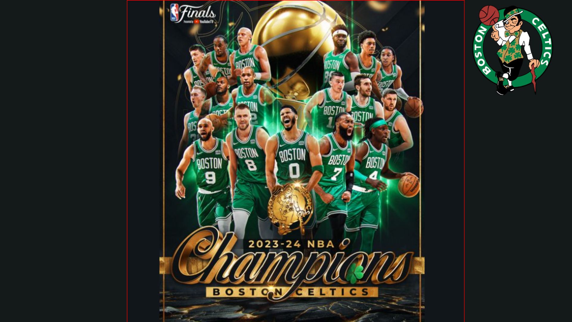 The Boston Celtics are the 2023-24 NBA Champions!